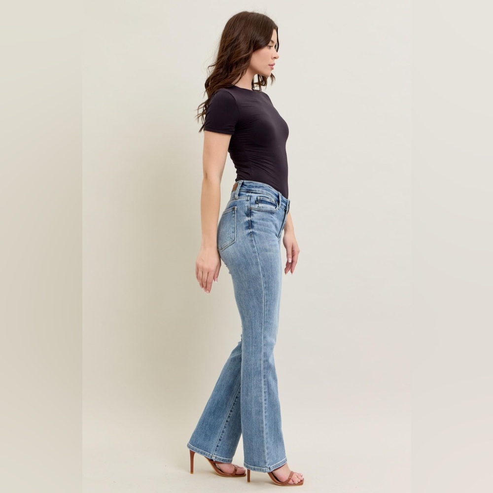 Judy Blue Light Blue Boot Cut Jeans - Picture 2 of 9